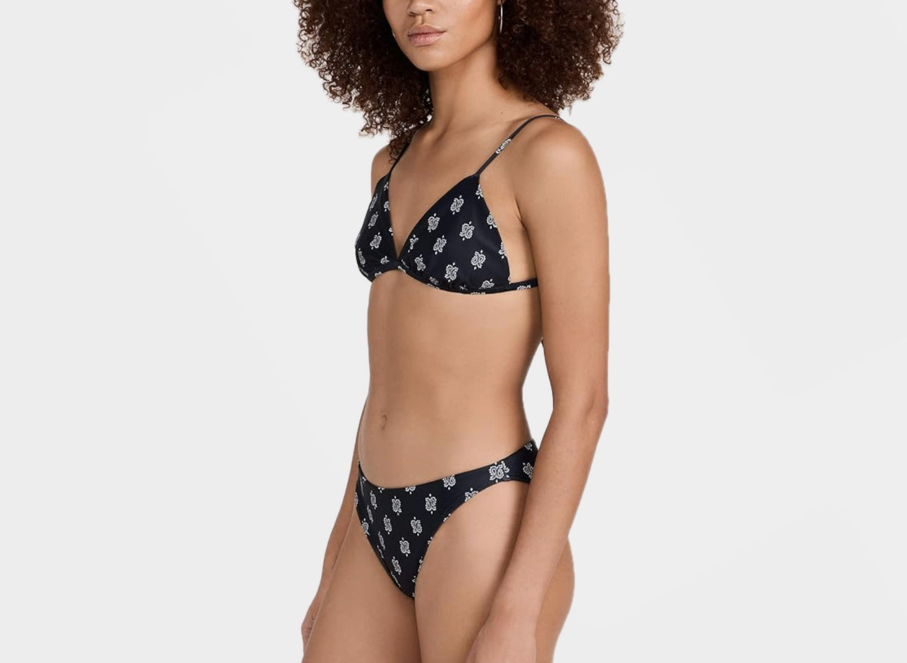 Xirena Cora Bikini Top - Black Drops