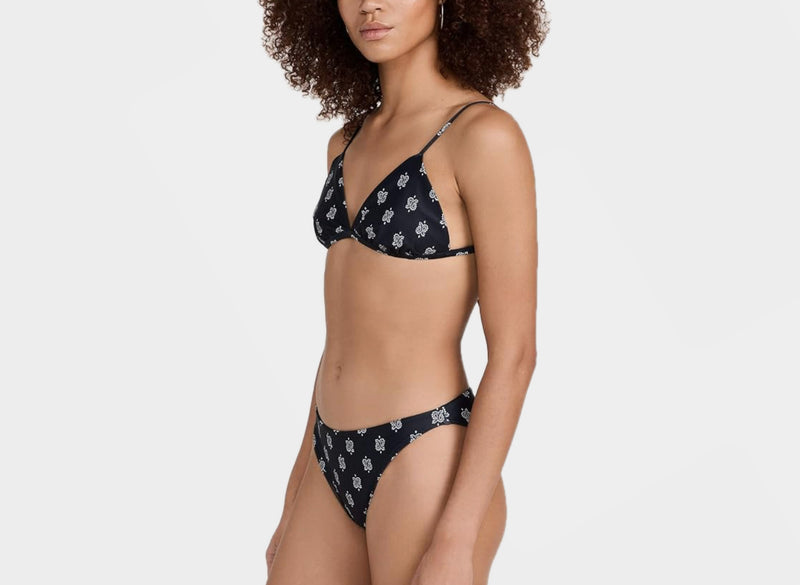 Xirena Cora Bikini Top - Black Drops