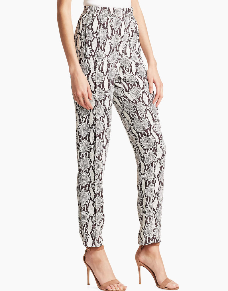 A.L.C. Elijah Python Print Silk Pants