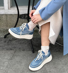 Dolce Vita Dolen Sneakers - Blue Multi Denim