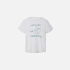 Re/Done Classic Burnout "Cowgirl" Tee - Optic White