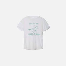 Re/Done Classic Burnout "Cowgirl" Tee - Optic White