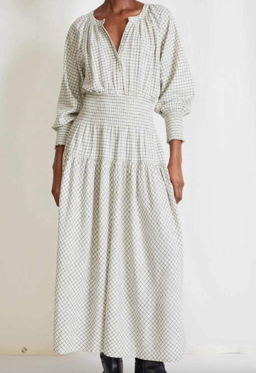 Apiece Apart LA Ventura Maxi Dress - Cream Check