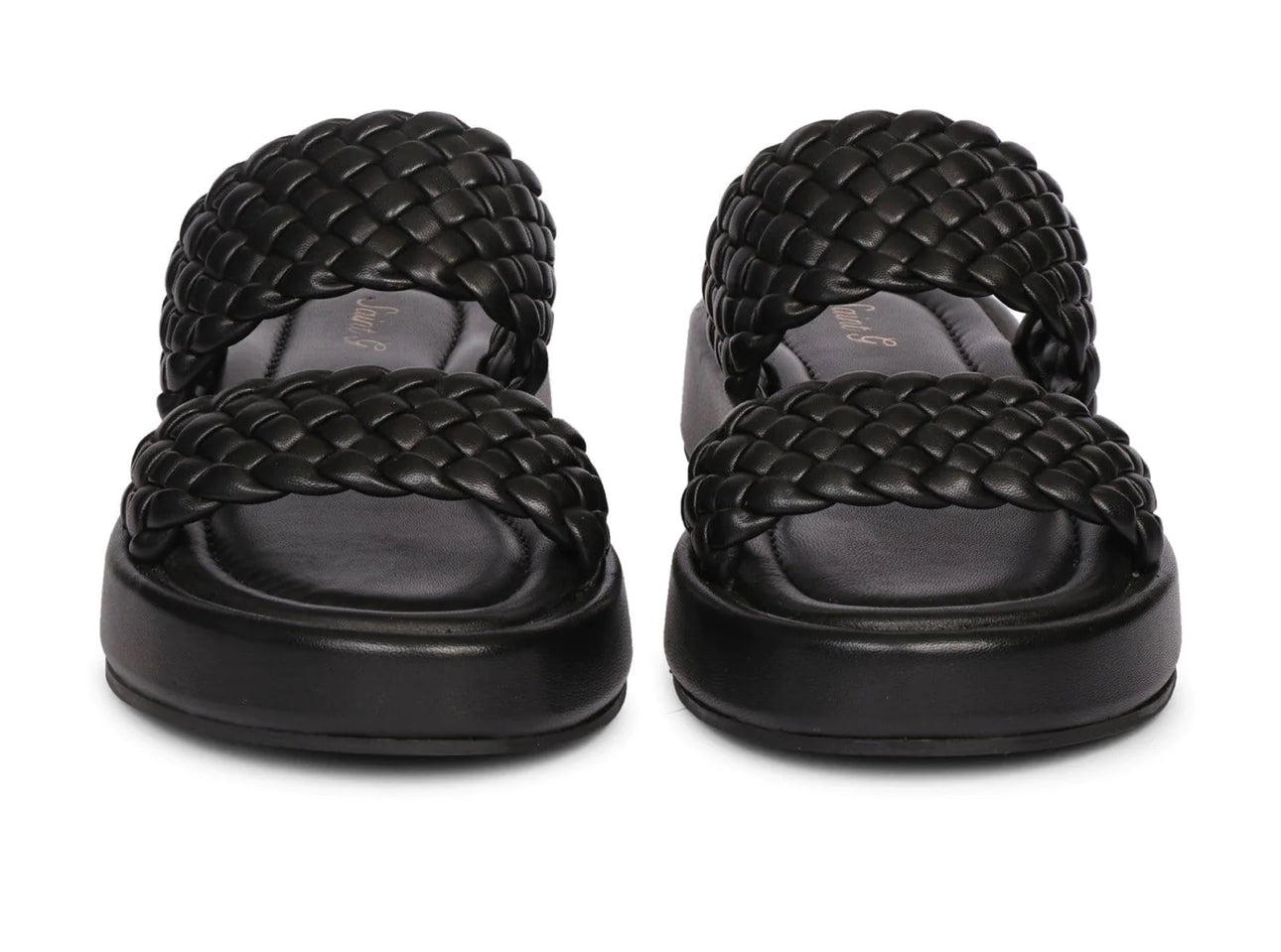 Saint G Christina Slides - Black