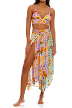 Agua Bendita Bouk Print Kayle Skirt