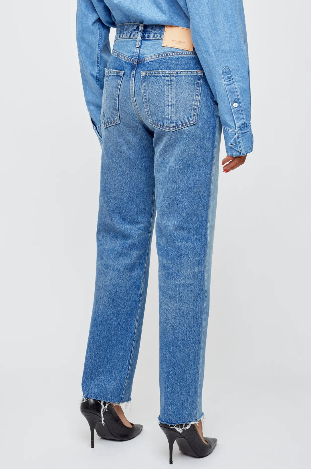 Moussy Vintage Westchase Straight - 110 Blue