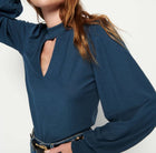 Nation Ltd Shelby Cut Out Tee - Azure