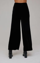 Bella Dahl Velvet Wide Leg Trouser - Black