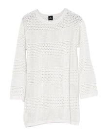 Echo Margaux Crochet Tunic - White