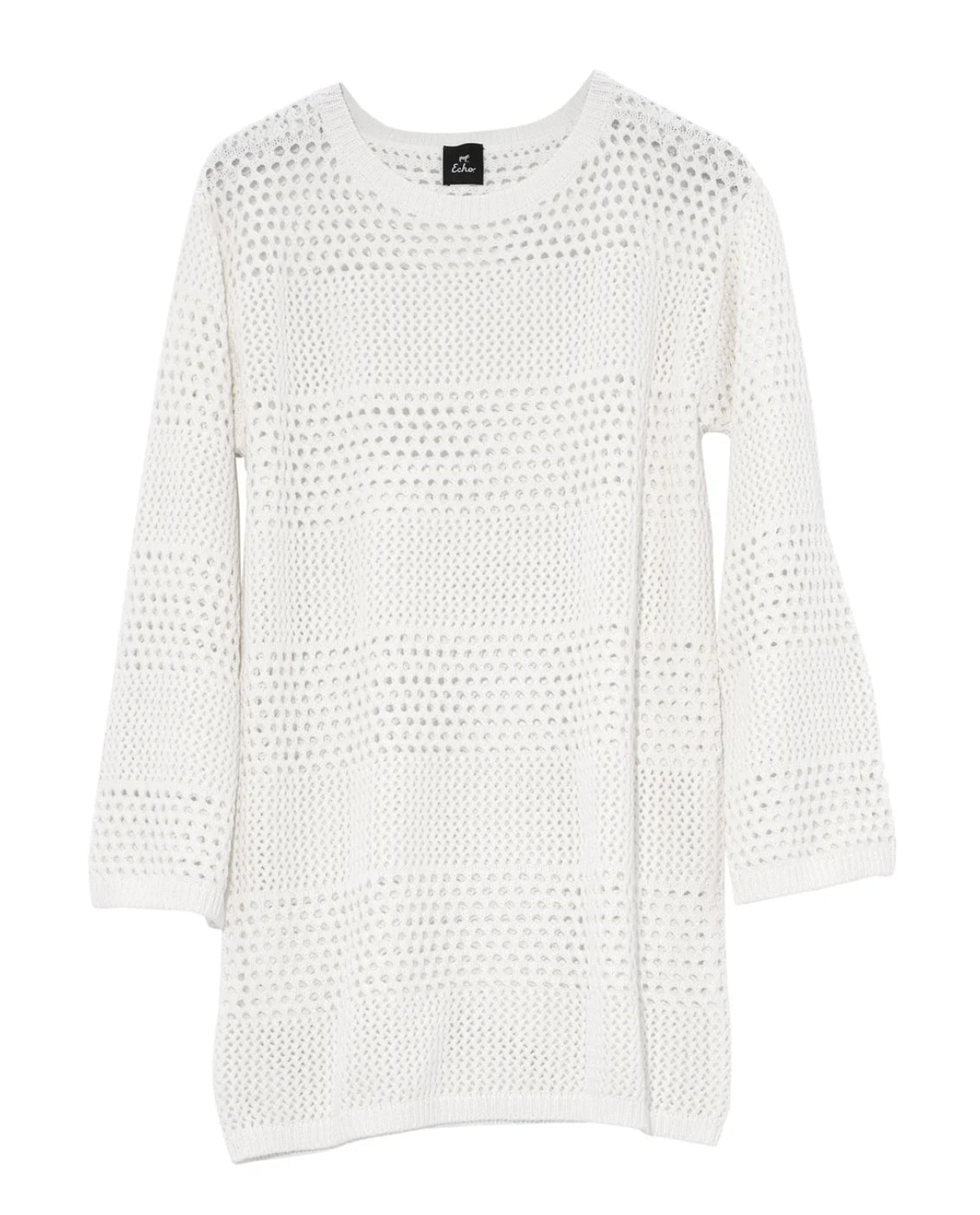 Echo Margaux Crochet Tunic - White