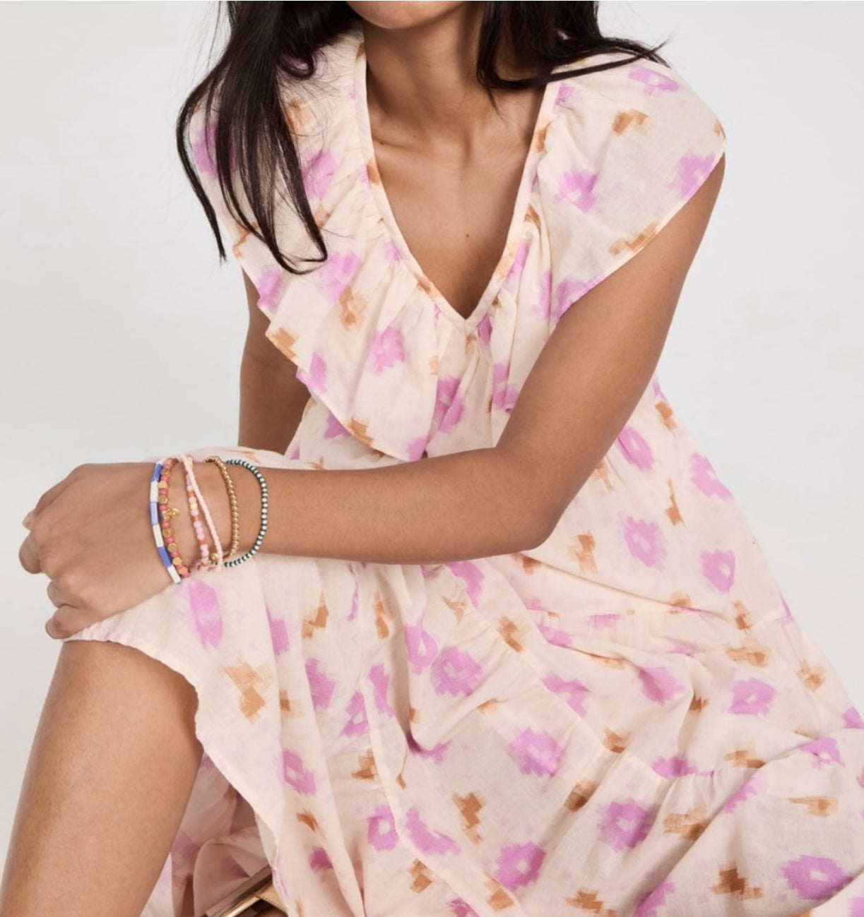 Xirena Tatiana Dress - Lilac Ikat