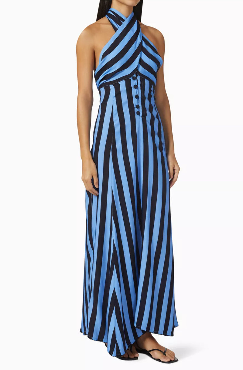 Agua Bendita Beck Menfis Stripe Dress