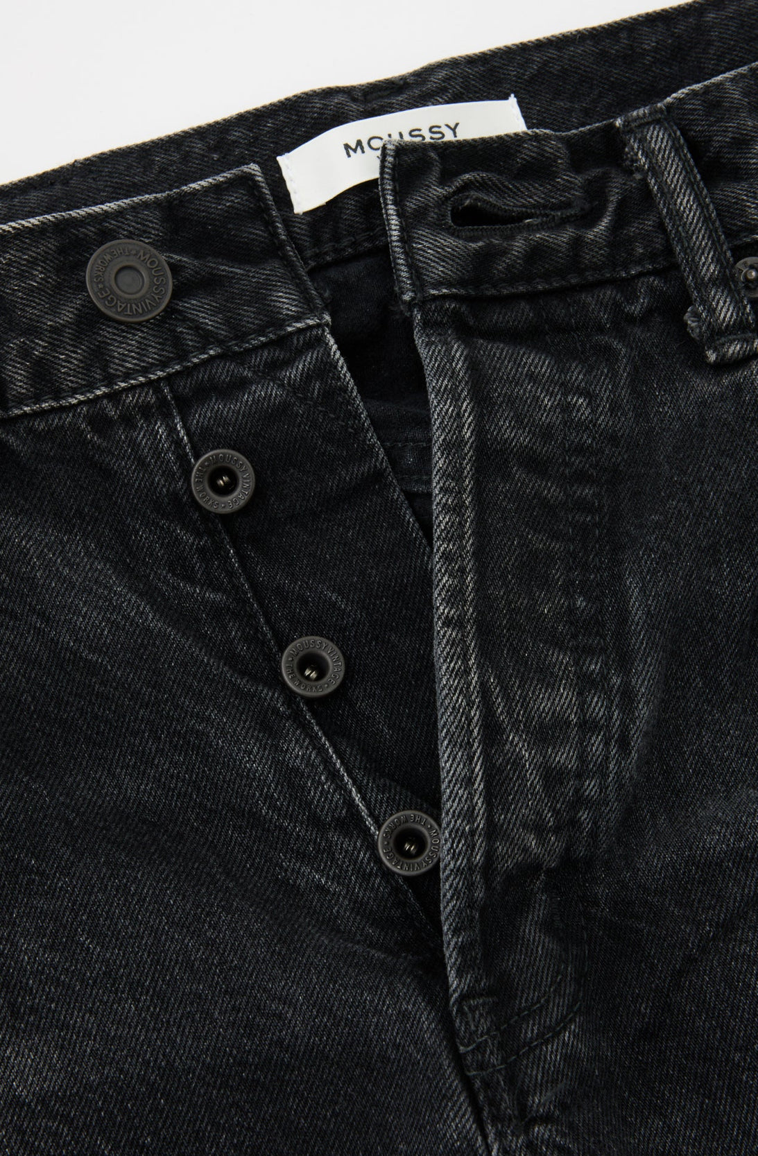 Moussy Vintage Bostwick Straight - Black