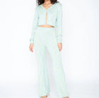 Callahan Knitwear Cara Cardi - Glacier Lake Space Dye