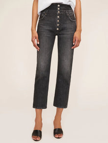 Marissa Webb Corset Jean - Faded Blackstone Wash