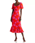 RHODE Ramona Dress - Scarlet Bombay Bloom