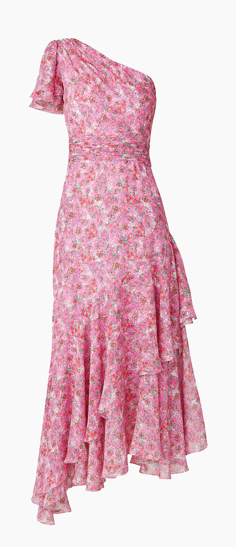 Shoshanna Melody Floral Chiffon Maxi Dress