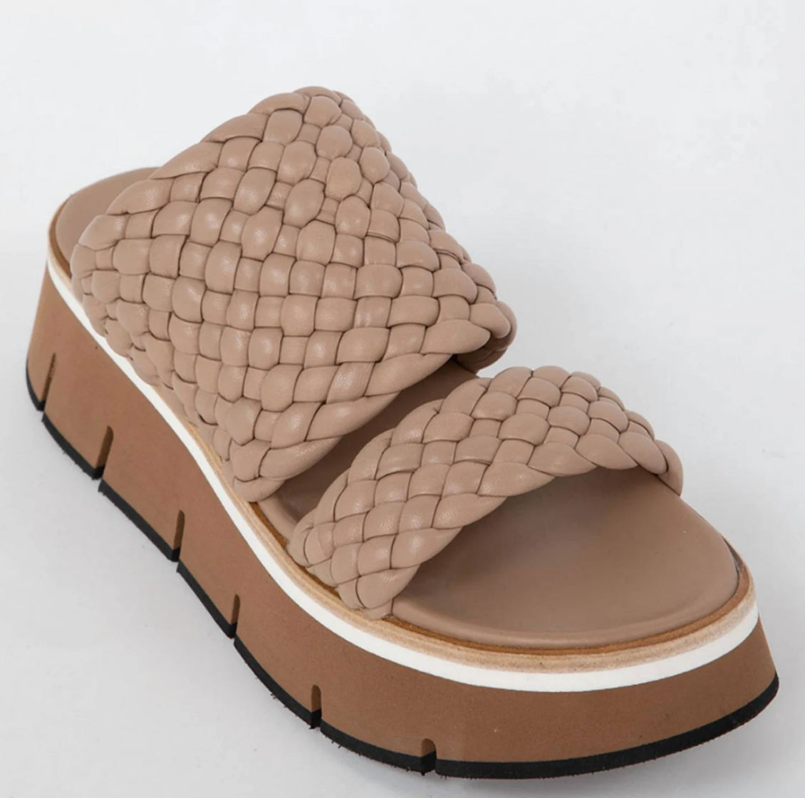 HOMERS Duyba Woven Platform Slide Sandals