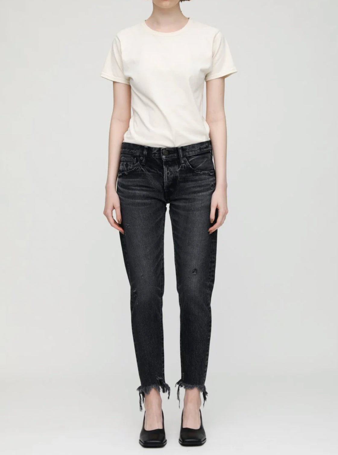 Moussy Vintage Keller Tapered Jeans - Black