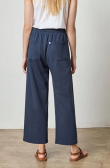 LILLA|P  Seamed Wide Leg Pant - Navy