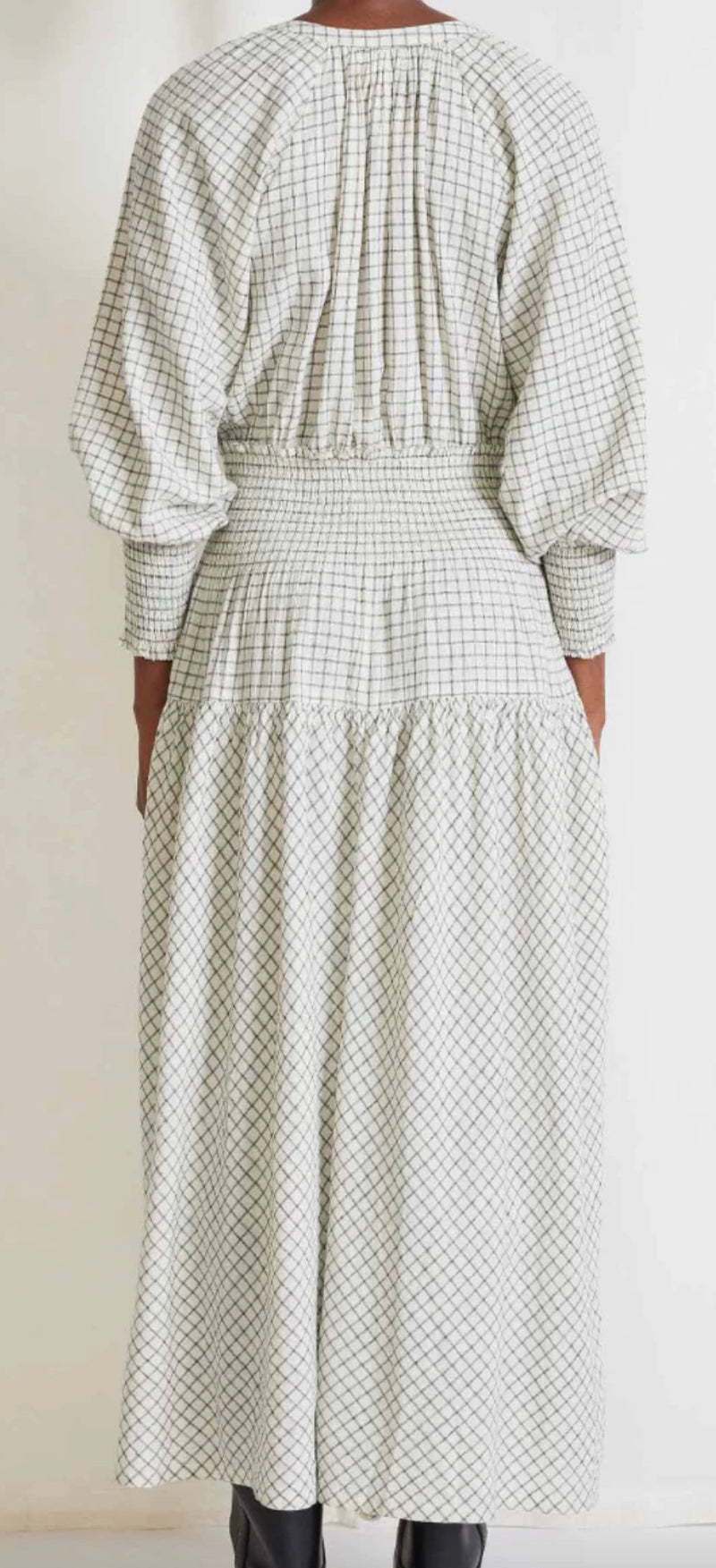 Apiece Apart LA Ventura Maxi Dress - Cream Check