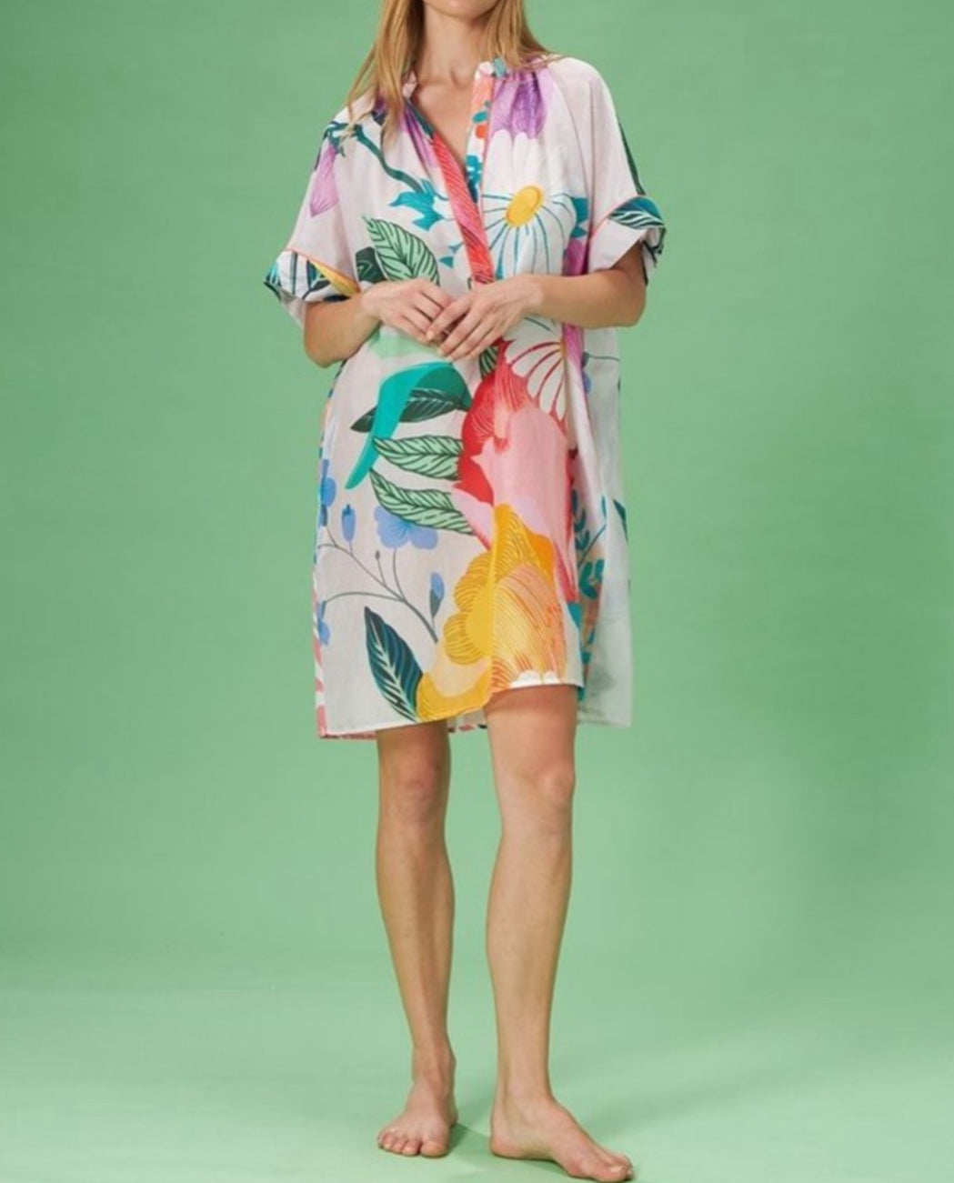 Cristina Beautiful Life Boa Dress With Belt