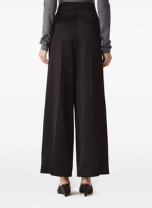 KHAITE The Banton Satin Pant - Black