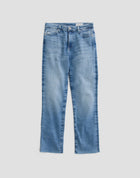 AG Jeans Mari Crop Mid-Rise Slim Straight - Central Coast