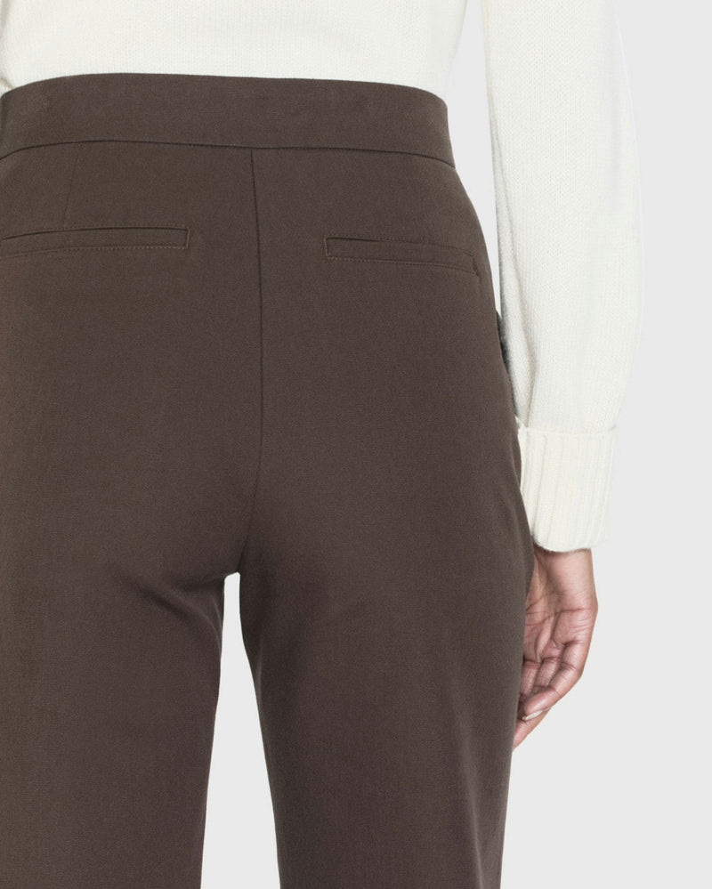 Frame Le Jane Crop Trouser - Chocolate Brown