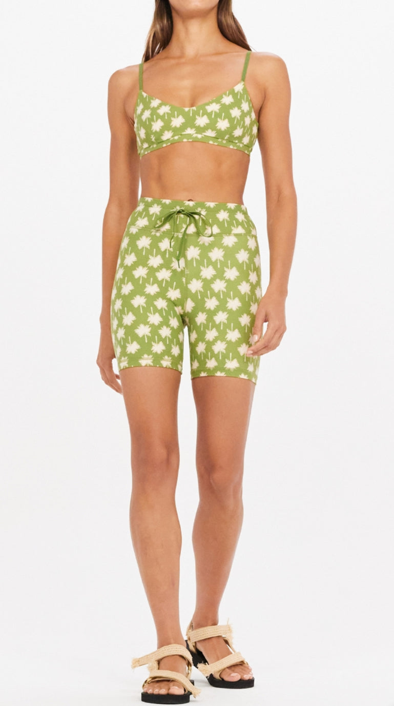 The Upside Lou Lou Spin Short - Kiwi Palm