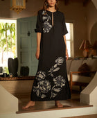 Carolina K Hera Kaftan - Belen Floral Black