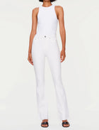 DL1961 Bridget Boot High Rise Instasculpt™ 31.5" Jeans - White