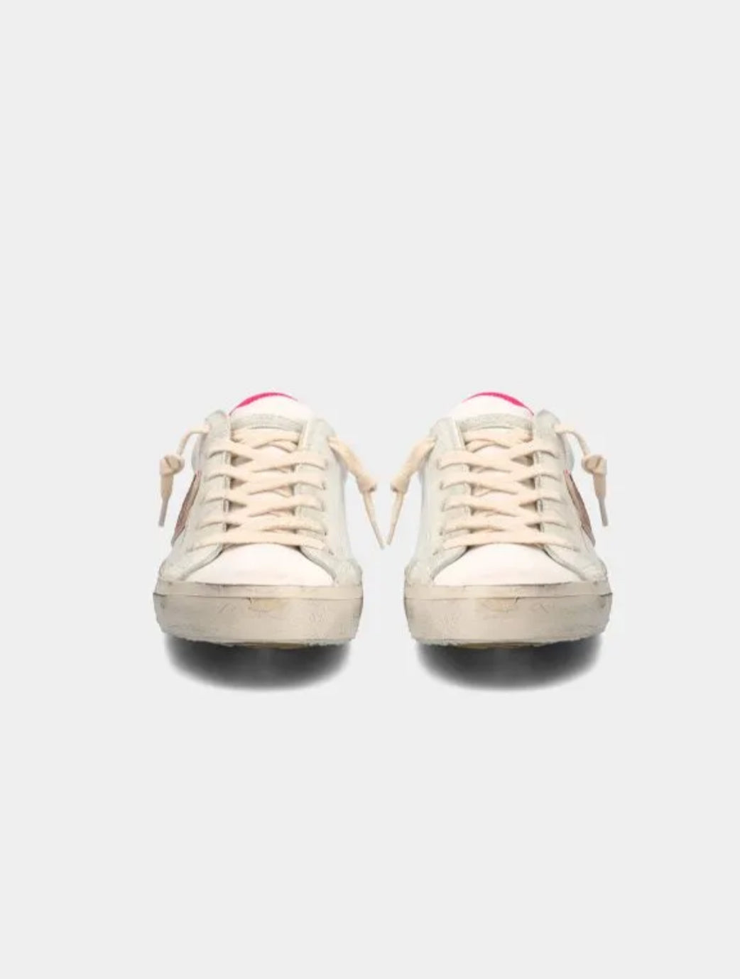 Philippe Model PSRX Low Sneaker - White & Fuchsia