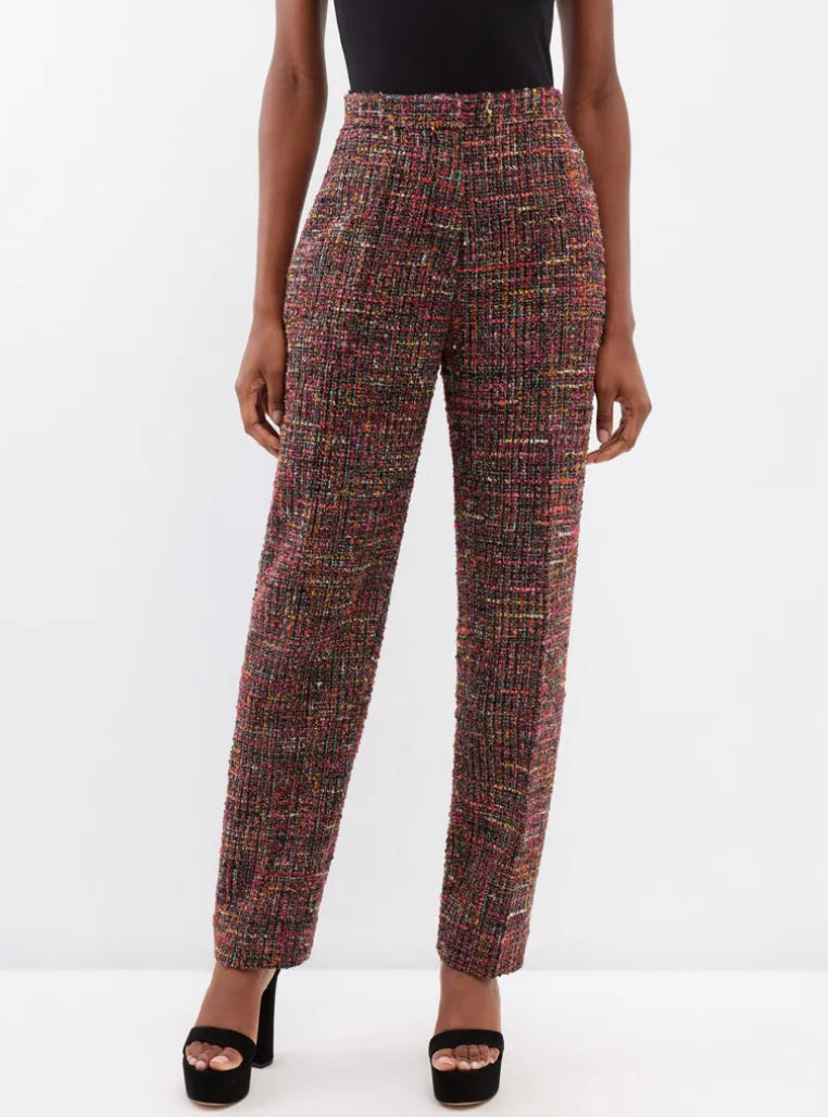 Saloni Multi Tweed Maxima Trouser - Motley