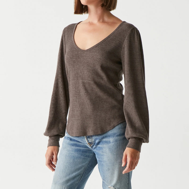 Michael Stars Ida Puff Sleeve Tee - Java