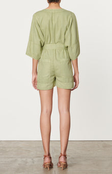 Vanessa Bruno Combishort Chaina - Willow Green