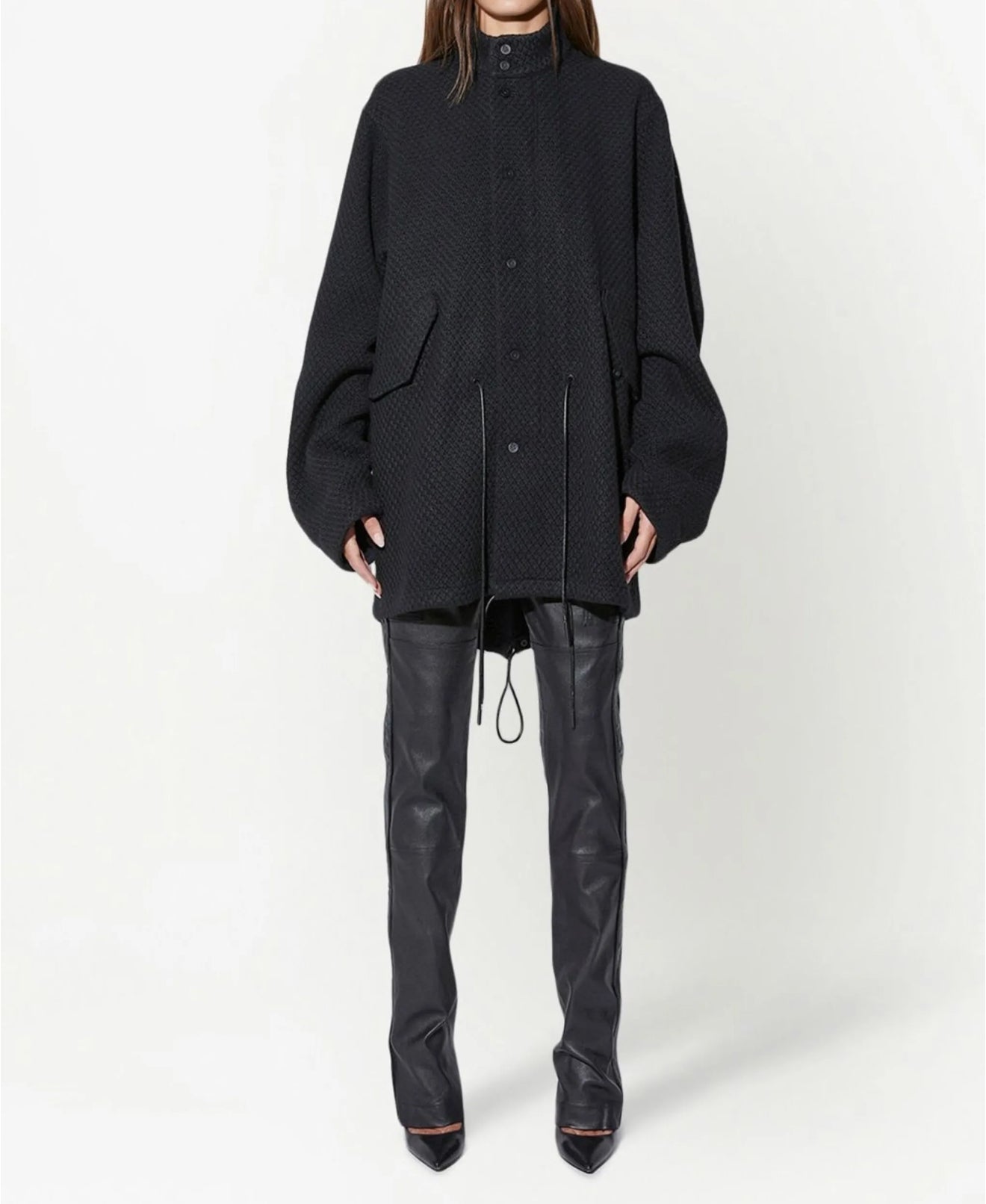 RtA Dillinger Oversized Jacket - Black