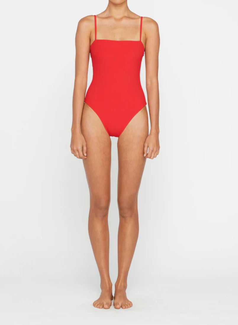 MIKOH Osso One Piece - Ribbed Poppy