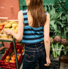 Nation Ltd Joni Tank - Rugby Stripe