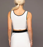 MICHI Flashed Crop Tank - Navy
