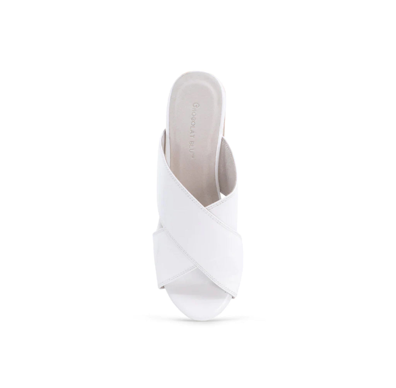 Chocolat Blu Winner Wedge - Patent White