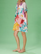 Cristina Beautiful Life Boa Dress With Belt