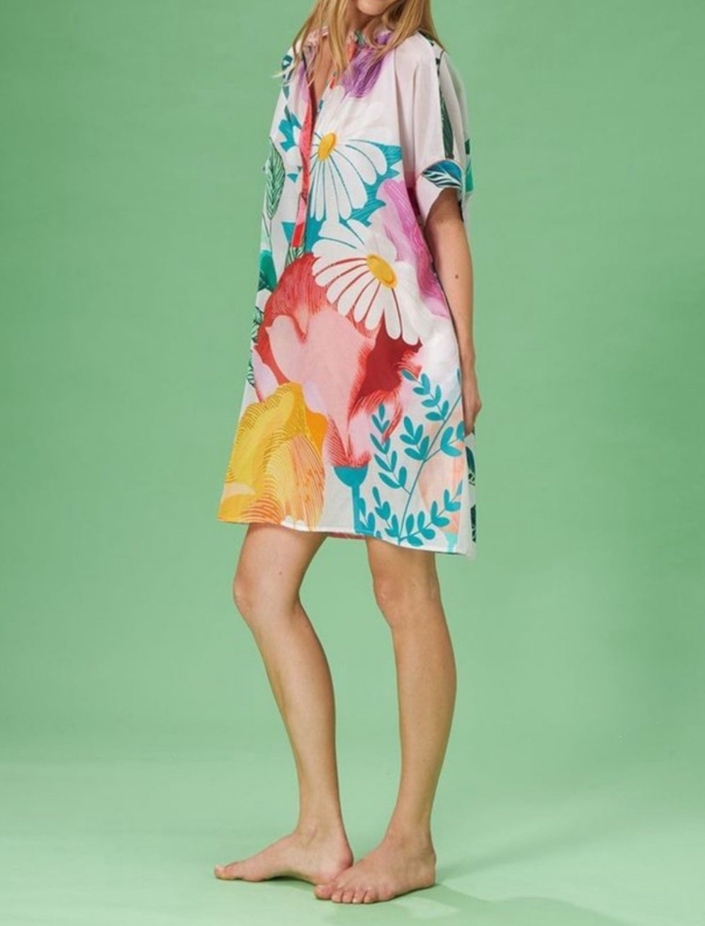 Cristina Beautiful Life Boa Dress With Belt