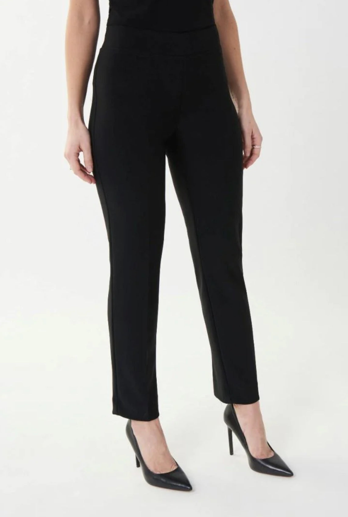 Joseph Ribkoff Amelia Straight Cut Dress Pants - Black