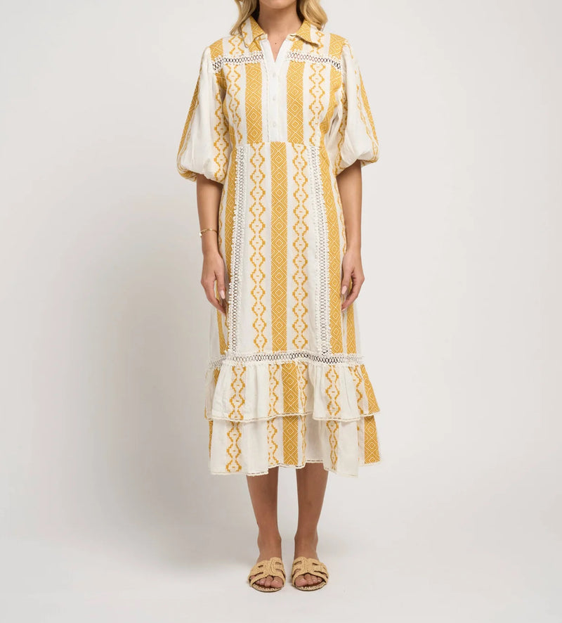 guadalupe Catalina II Dress - Yellow
