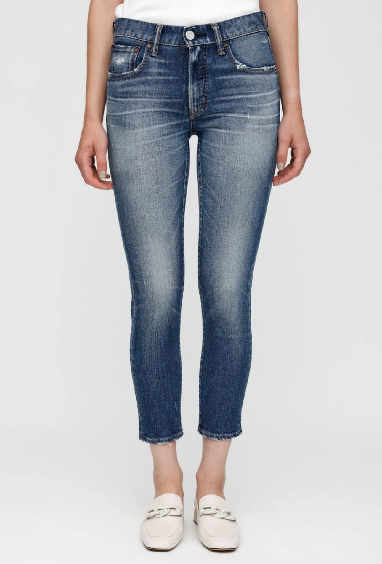 Moussy Vintage Sundance Skinny - D/BLU 113