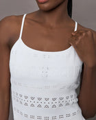 L'Etoile Sport Fitted Tank - White