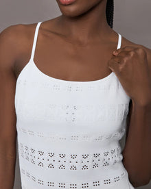 L'Etoile Sport Fitted Tank - White