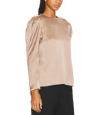 Frame Draped Femme Blouse - Mocha