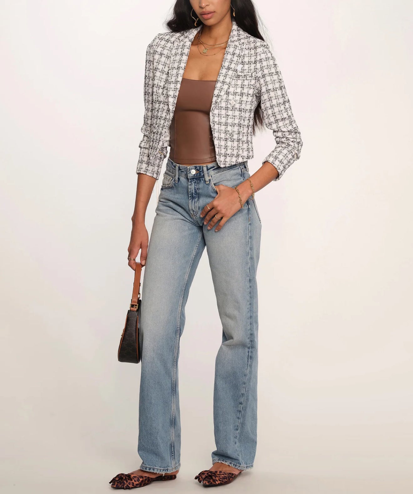 heartloom Lupin Blazer - Tweed Cream